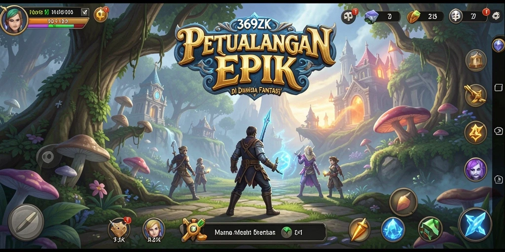 Tangkapan layar gameplay <strong>369ZK</strong> yang menunjukkan aksi seru dalam petualangan RPG.