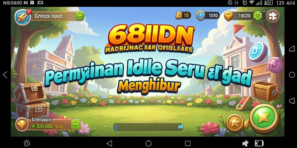 Screenshot utama 68IDN menunjukkan gameplay menarik dan penuh warna.