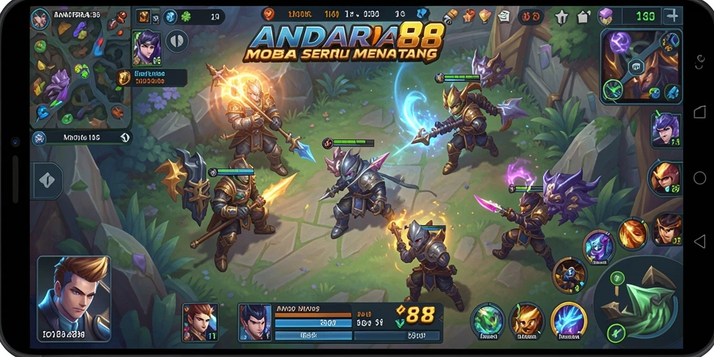 Antusiasme gameplay yang intens di ANDARA88 dengan karakter unik.