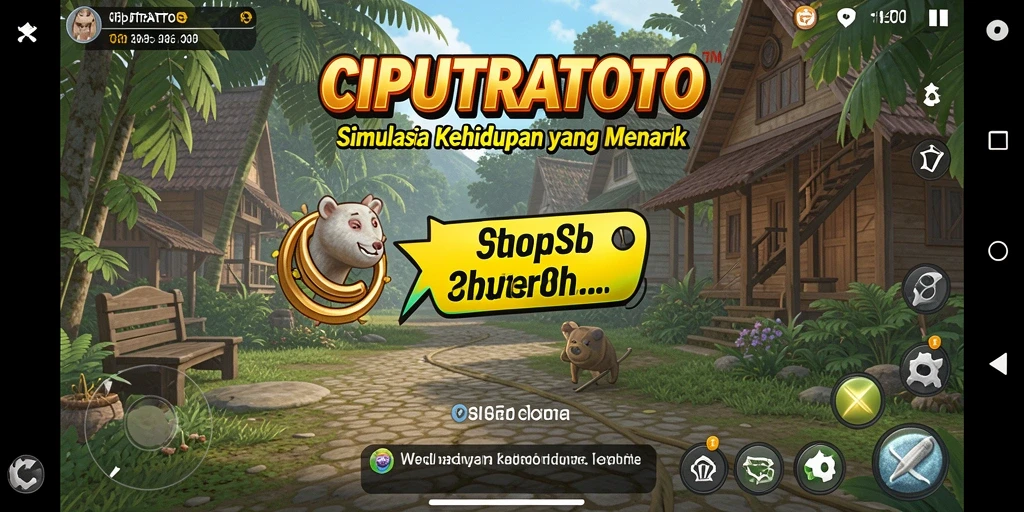 Tampilan gameplay simulasi kehidupan yang mendalam di CIPUTRATOTO.