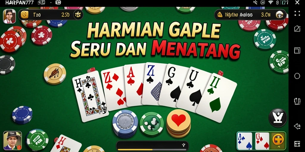 Tampilan gameplay seru dan interaktif di HARAPAN777.