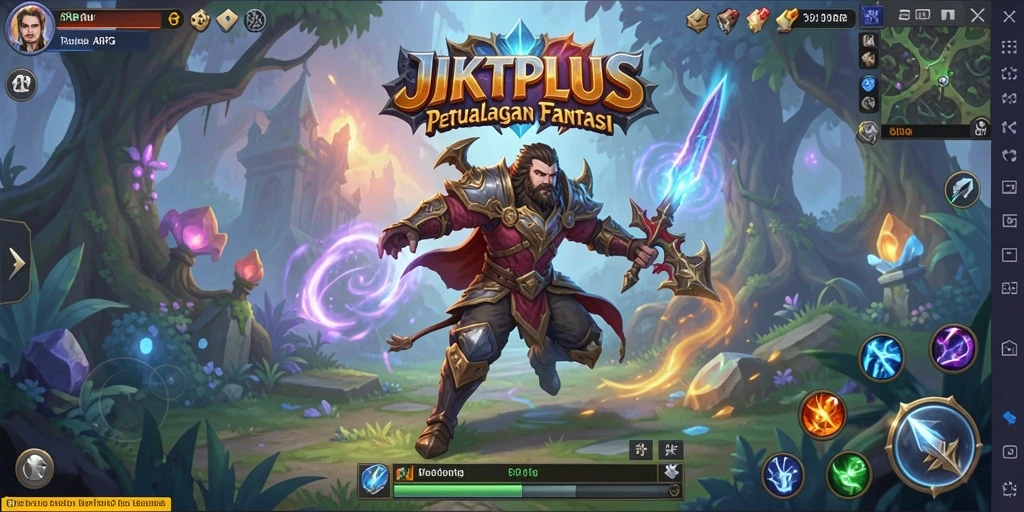 Tampilan gameplay ARPG yang mendebarkan dari JKTPLUS.