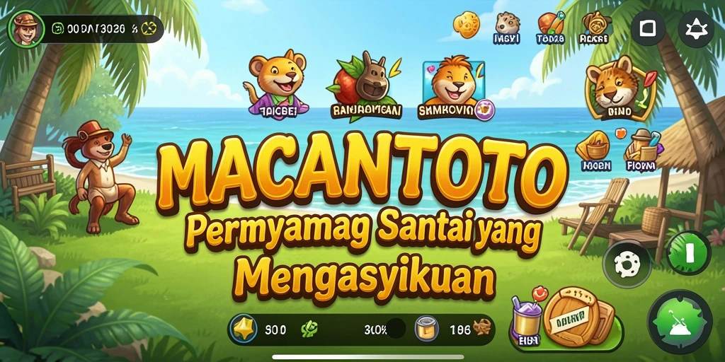 Tampilan gameplay seru dan mengasyikkan di MACANTOTO.