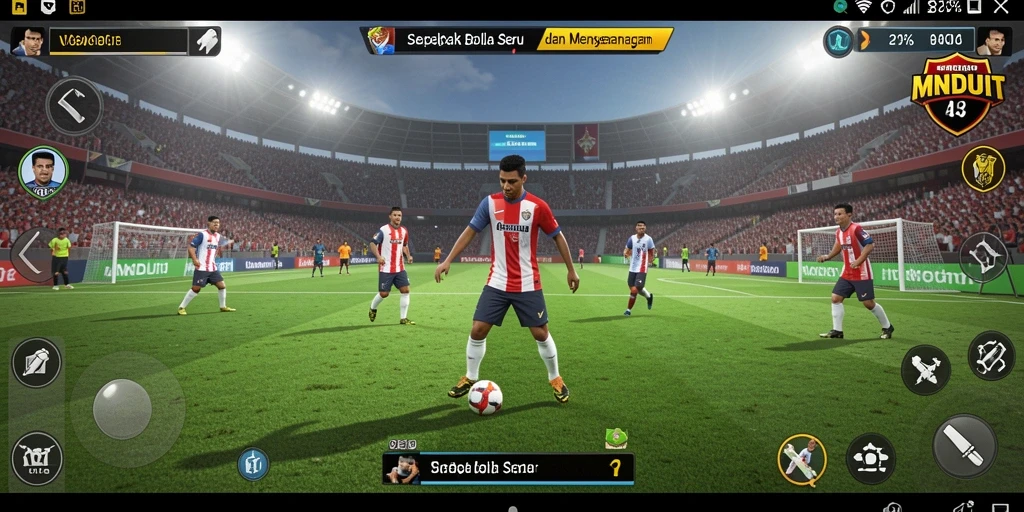 Tampilan gameplay MNDUIT yang seru dan mendebarkan.