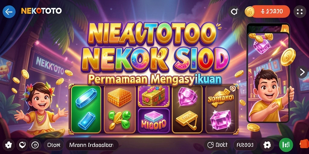 Gambar gameplay slot NEKOTOTO yang menarik dan seru.