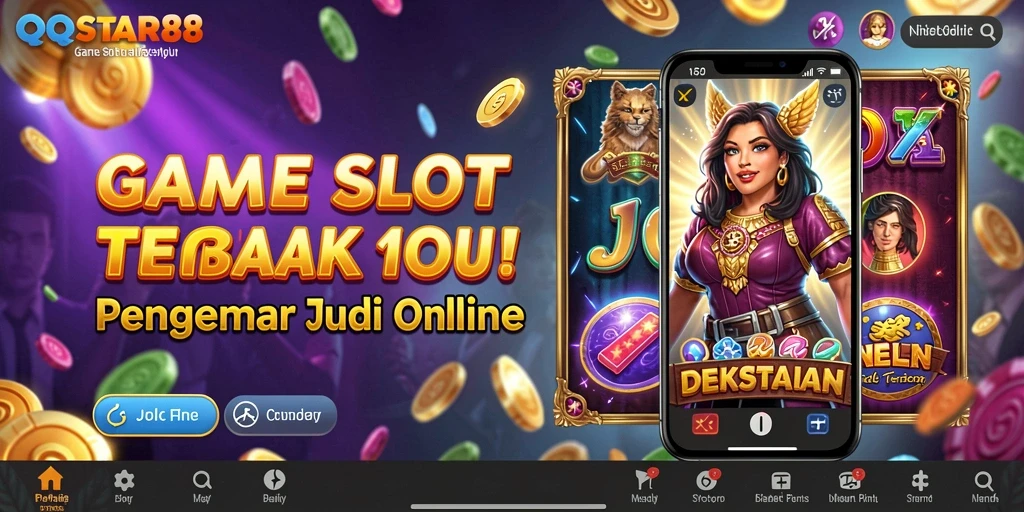 Gameplay seru dalam aplikasi game Slot QQSTAR88.