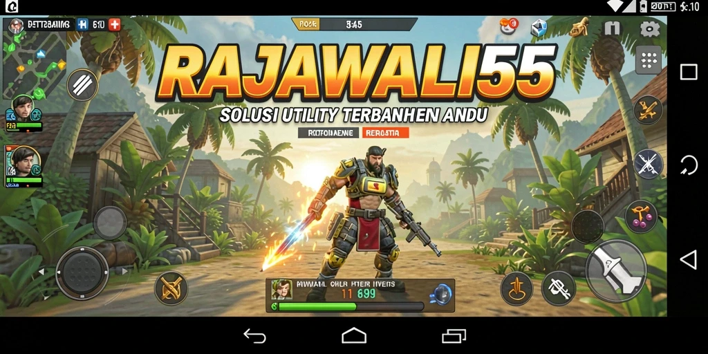 Tampilan antarmuka RAJAWALI55 yang intuitif dan modern.