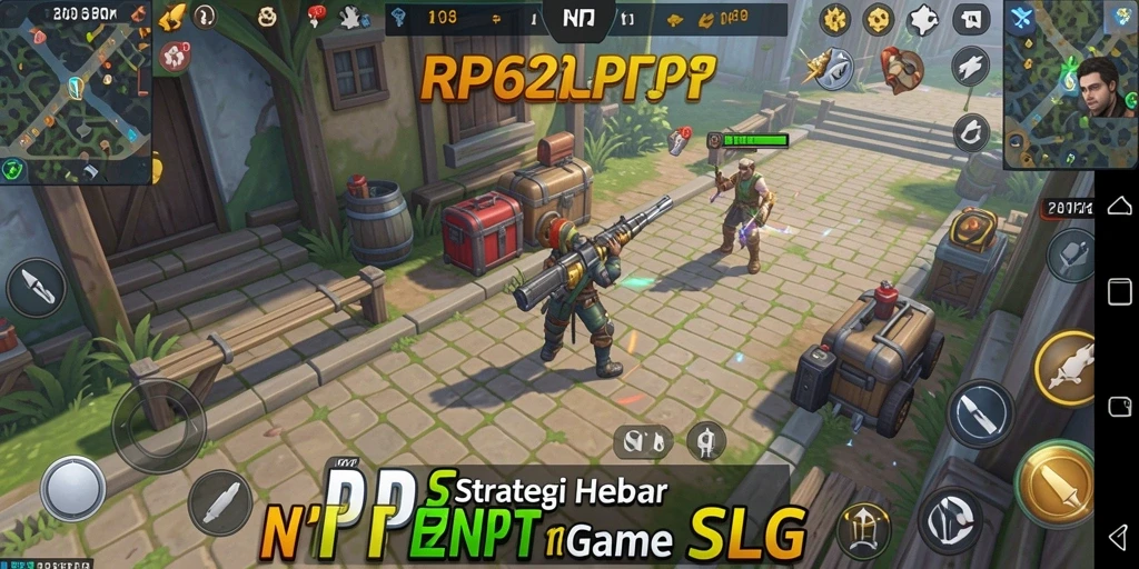 Tampilan gameplay menarik dari RP62RP yang menampilkan strategi SLG.