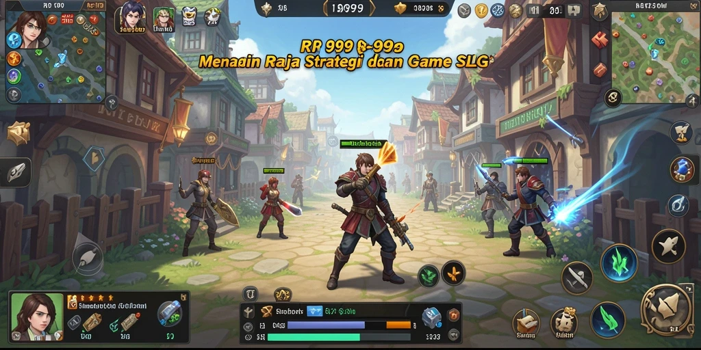 Screenshot gameplay RR999 menampilkan medan perang yang epik dan strategi cerdas.