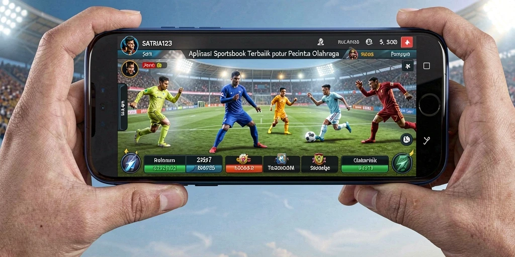 Tampilan menarik gameplay Sportsbook SATRIA123 yang seru.