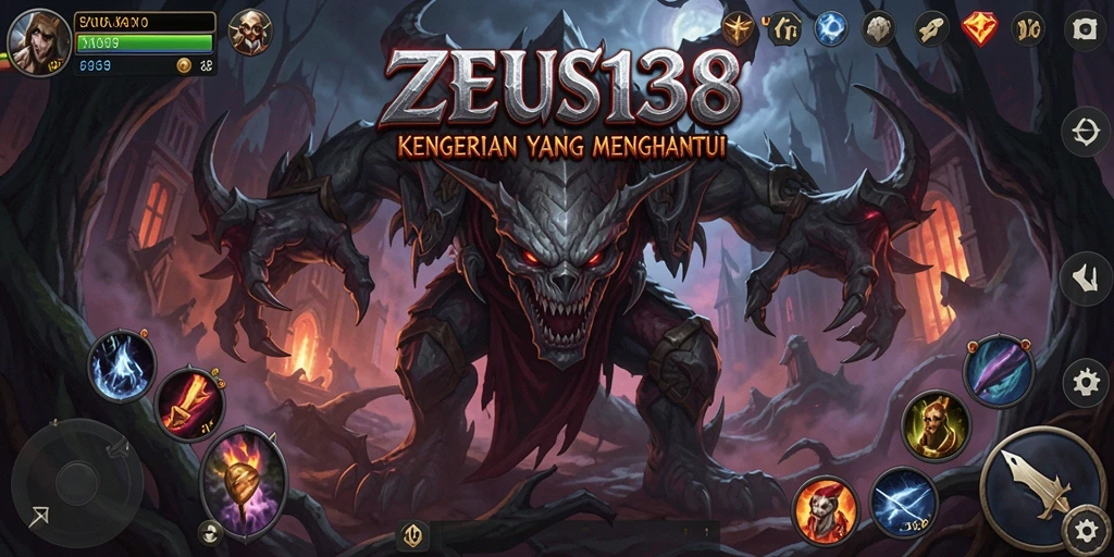 Screenshot gameplay ZEUS138 yang penuh ketegangan dan kengerian.